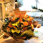 お客様からのお祝い