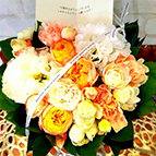 お客様からのお祝い