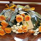 お客様からのお祝い