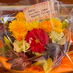 お客様からのお祝い